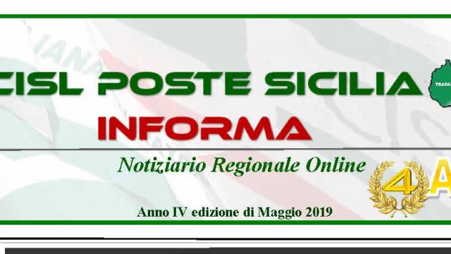 Cisl Poste Sicilia Informa maggio 2019_Pagina_01